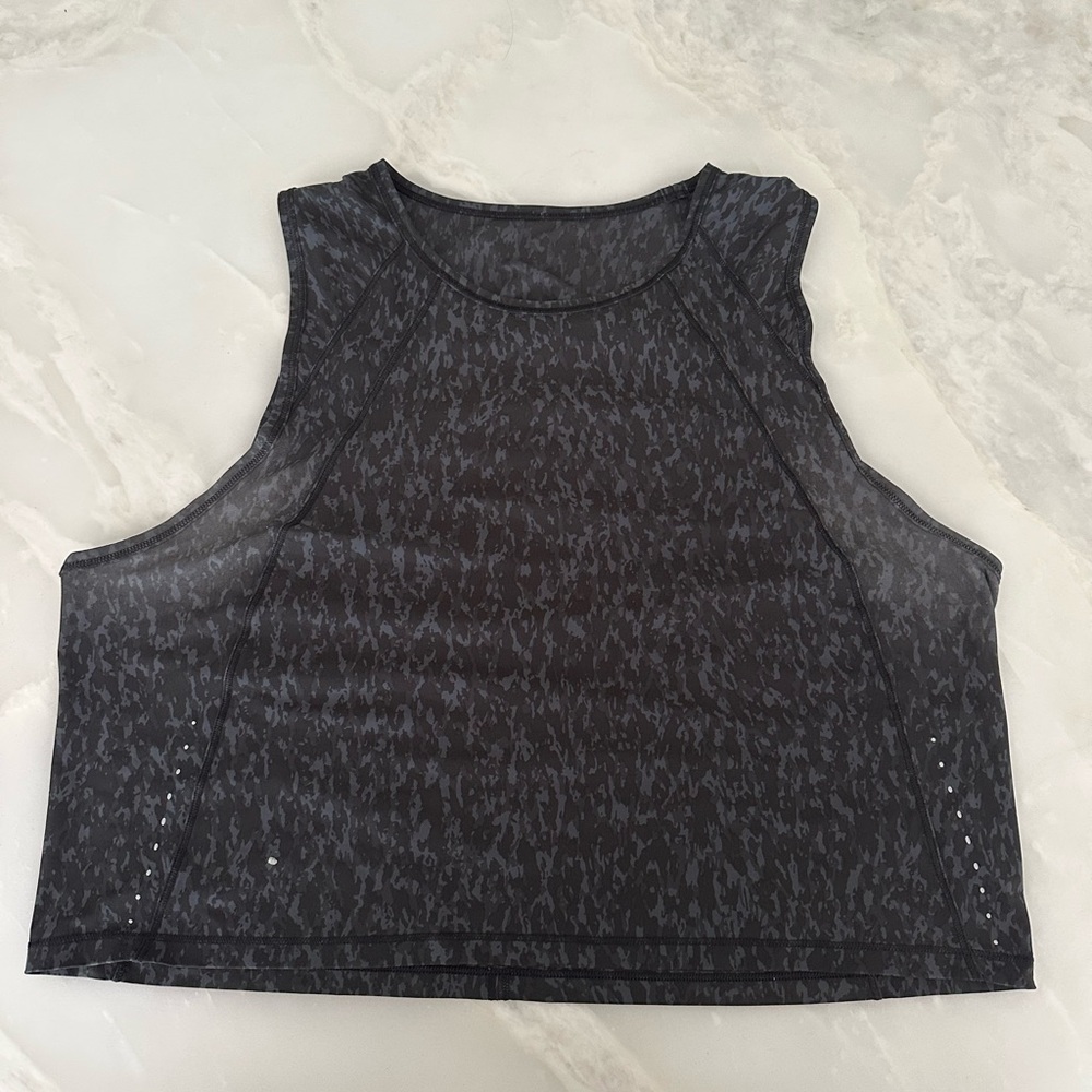 Lululemon Athletica Printed Crop Tank Top